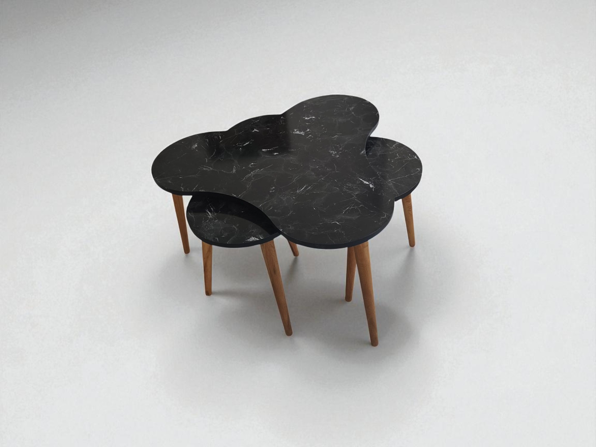 Yaprak Orta sehpa Siyah